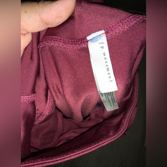 FP Movement by Free People Burgundy Leggings - No Tags but never worn - Picture 4 of 5